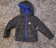 Body Glove Boys Blue W/ Grey Logo Puffer Jacket Sz 5, Free Shipping 