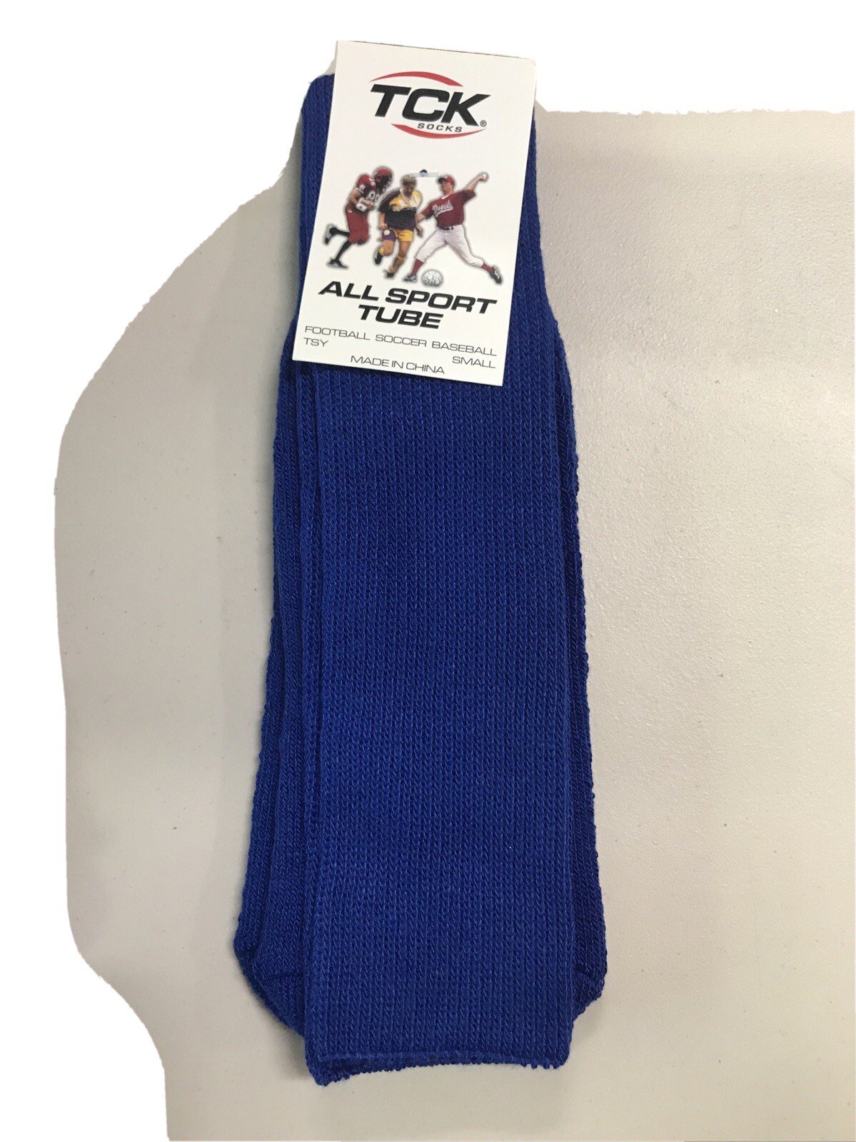 NWT TCK Unisex Tube Socks Multisport Royal Blue Size Small
