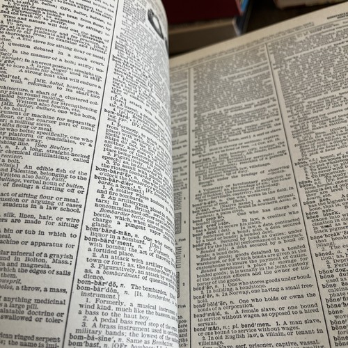 Vintage 1940 Websters Twentieth Century Dictionary Unabridged Very Good - Picture 7 of 8