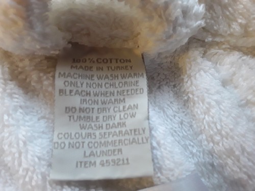 Frette Robe Shawl Collar Bathrobe S / XS Dad Father Cotton Resort White NWOT - Picture 9 of 13