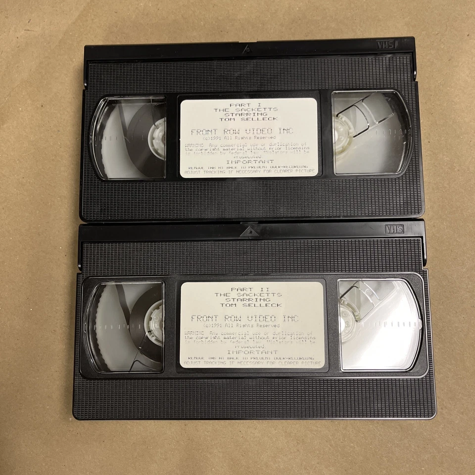 Louis L’Amour’s The Sacketts VHS, Tom Selleck , Glenn Ford, Sam Elliott Foto 4 de 4