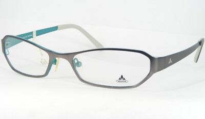 VAUDE by IVKO HELIX VD39 75 SILVER-GREY /TURQUOISE EYEGLASSES FRAME 51-17-135mm