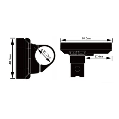 Yolin YL61F Écran LCD Kit de Conversion Ebike 36V 48V pour Compteur
