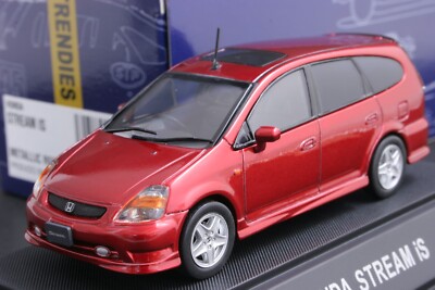 Ebbro 43162 1:43 Scale 2000 Honda Stream iS 2.0 RN3 Die Cast Model