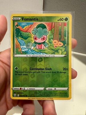 1x Fomantis 014/163 Reverse Holo Battle Styles Pokemon TCG Card NM 1215#31-33
