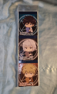 A Certain Magical Index III Memo Pad set of 3 Types *New/Sealed*