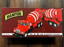First Gear 1/34 1998 Manitou Mack R-Model Mixer Truck #19-2260