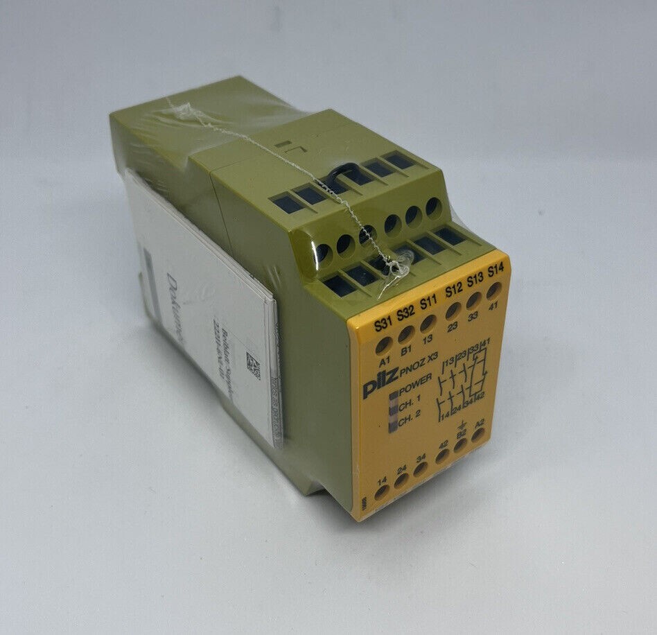 New Pilz PNOZ X3 774318 230VAC 24VDC 3N/O 1N/C 1SO Safety Relay | eBay