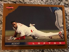 1996 Score Dugout Collection Indians Baseball Card #50 Kenny Lofton Gold!