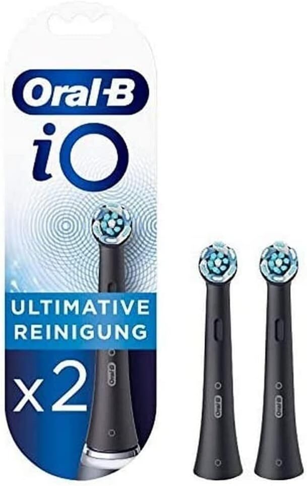 Oral-B Braun 4210201319832 iO Black - 2 unità (Confezione da 1),