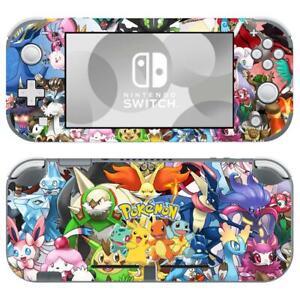 Nintendo Switch Lite Console Skin Sticker Decals Covers Vinyl Pokemon Go Pikachu Ebay