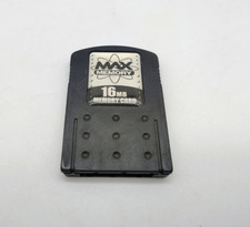 PS2 Max Memory 16MB Memory Card Sony PlayStation 2 USED Black