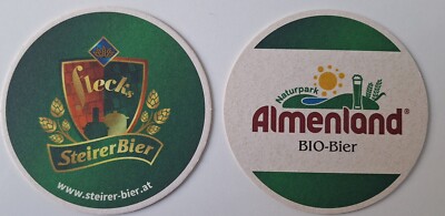 Flecks Bier___Almenland Bio-Bier___Bierdeckel Österreich