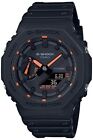 Casio G-SHOCK Neon Accent Series 48.5mm Black Resin/Carbon Case, Black Resin Strap, Men's Wristwatch (GA-2100-1A4JF)