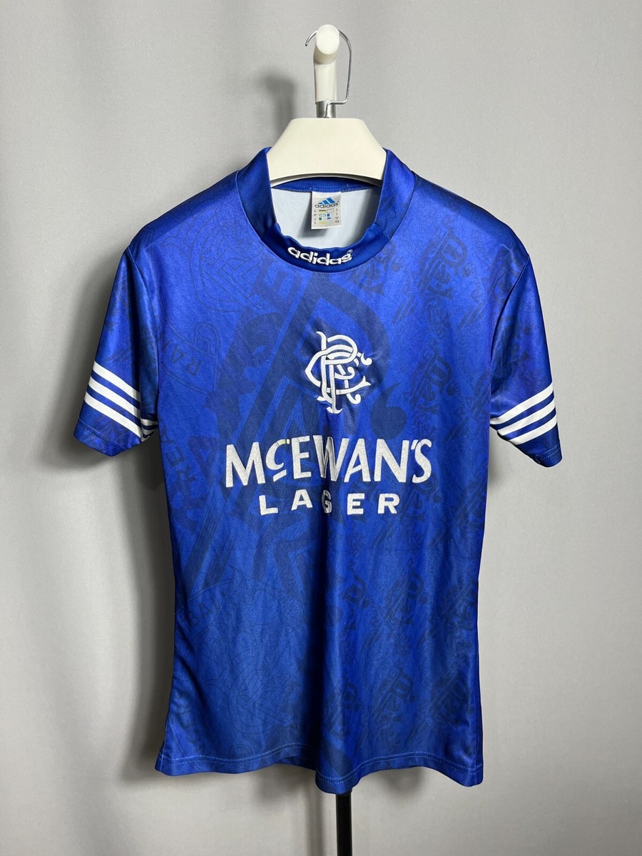 ビンテージ　レディング　94-96 ユニフォーム Replica Rangers Home Football Shirt 1994 1996 Adults Adidas Sz M