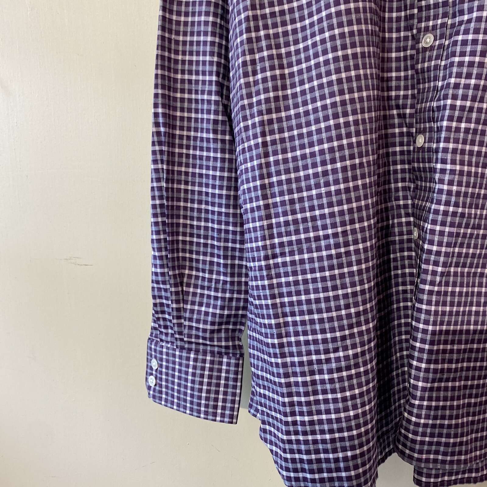 FILA camicia a quadri cotone egiziano savile row inspired tg 47 18 1 2 abbottonata