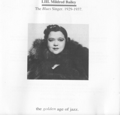Mildred Bailey    The Blues Singer, 1929-1937 CD M/M neu und versiegelt