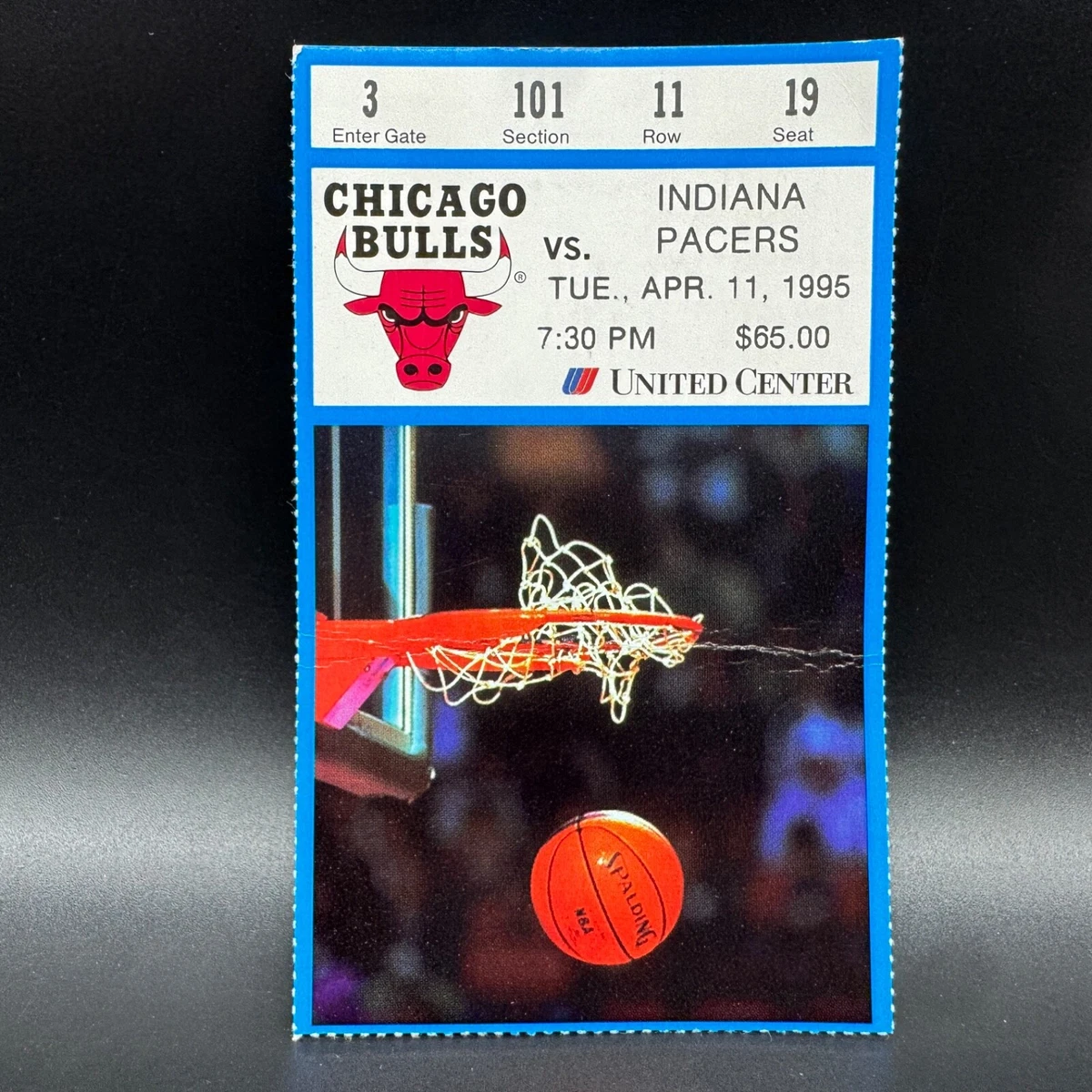 Basketball Chicago Bulls 1995 Vintage Sports Ticket Stubs | eBay