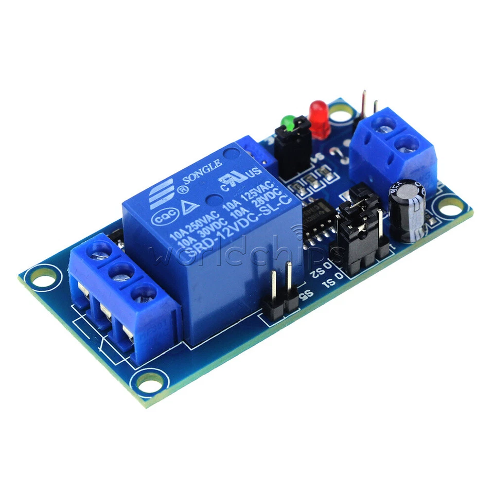 DC 12V Delay Timing Timer Relay Turn ON Turn OFF Switch Module Time 10A - Image 2 of 4
