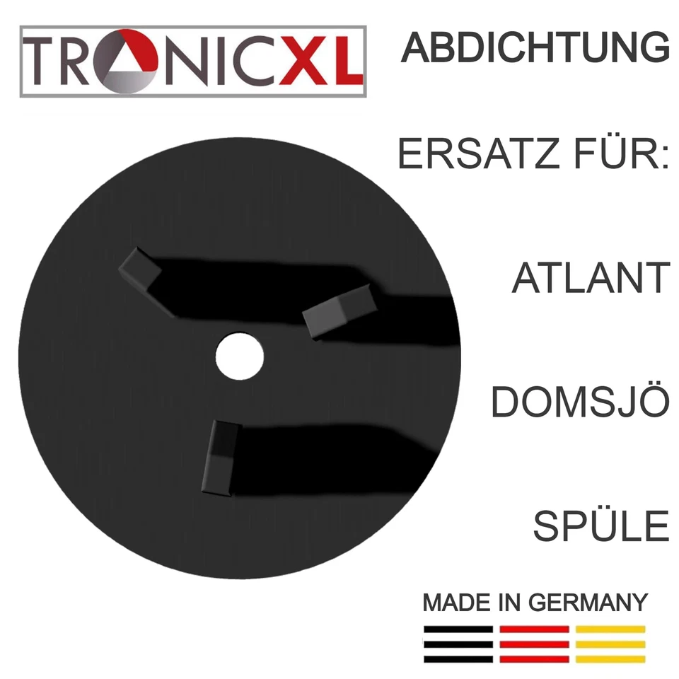 Ersatzdichtung für IKEA Domsjö Atlant Spüle Stöpsel Dichtung Siphon Stöpsel - Bild 2 von 4