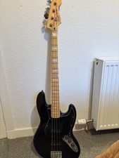 Squire by Fender Black Jazz Bass Electric Guitar