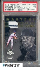 2016 Panini Diamond Kings Masters Of Game Mariano Rivera HOF GU Jersey /99 PSA 7