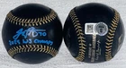 Justin Wrobleski Dodgers Signed Black Baseball Beckett Witness 2025 WS Champs