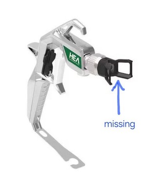 Wagner Spraytech 353-701 Metal Paint Spray Gun for Wagner Control Pro & Titan 