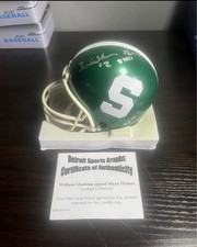 William Gholston Autographed Micro Helmet