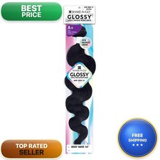 Shake N Go Virgin Remy Hair Weave Glossy Body Wave 22" Natural