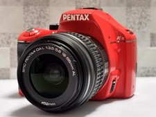 Pentax K-x 12.4MP multilingual Digital SLR Camera Lens DAL 18-55mm f/3.5-5.6 RED