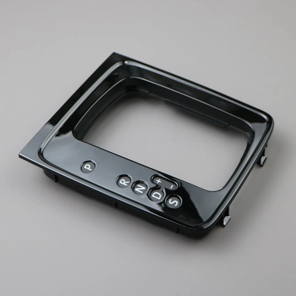 Panel de marco de perilla de cambio de marchas negro brillante para VW Passat B6 06-11 CC 09-12 Foto 3 de 4