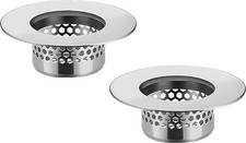 Bathroom Sink Strainer 2 Pack , Bathtub Drain Cover Lavatory Sink Drain Straine