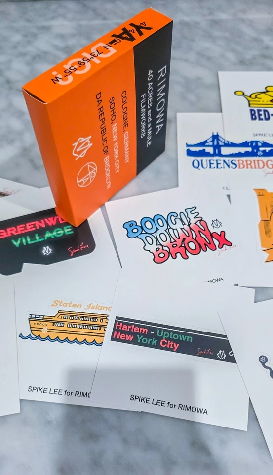 RIMOWA Stickers SOHO NYC EXCLUSIVE! Pack of 15 Design by SPIKE LEE - Ultra Rara* - Image 3 of 4