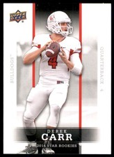 2014 Upper Deck Star Rookies Box Set SP Derek Carr RC Fresno State Bulldogs #10