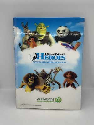 Woolworths Dreamworks Heros - Collectors Album and Cards - Complete