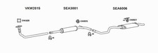 EuroFlo Exhaust System for Seat Ibiza 1Y 1.9 1993-1996 