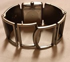 Narmi Women's Quartz Analog Dress Rectangle Watch Silver Tone Bangle Arabic — photo 4