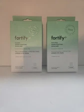 Lot Of 2 Fortify+ REJUVENATING & PROTECTING UNDER EYE PADS 5-Pairs