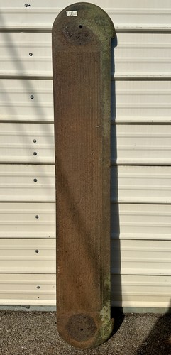 Single, Curved 71" Long Cast Iron Stair Tread GA20838