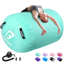 Air Roller Gymnastics Barrel, Inflatable Gymnastics Air Roller Inflatable Air...