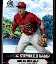 2021 Bowman Chrome #SC-13 Nolan Gorman 2020 Summer Camp Baseball Card 0203C
