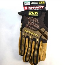 Mechanix Wear M-Pact Leather Gloves - Leather Impact-Resistant Work Gloves.