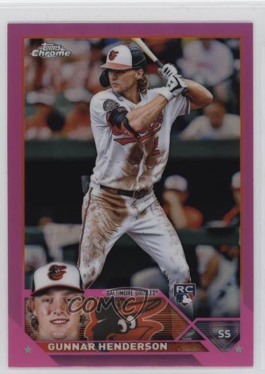 2023 Topps Chrome Pink Refractor Gunnar Henderson #2 00bf
