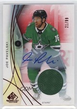 2024-25 Upper Deck SP Game Used Legends Red Jersey 21/99 Joe Pavelski Auto 08sc