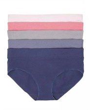 Felina Pima Cotton Wide Waistband Hipster 5-Pack Brand New Underwear Women