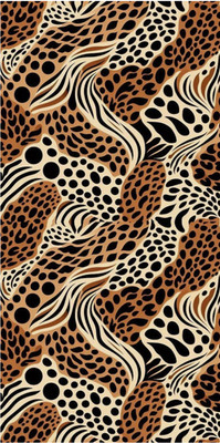 Luxury Hand-Tufted Animal Print Rug   Modern Safari Design | Living Room Bedroom