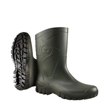 DUNLOP Gummistiefel Stiefel Dee Calf PVC gr&uuml;n/schwarz K580011