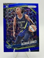 2025 Panini Prizm WNBA #83 Aziaha James Blue Velocity Prizms