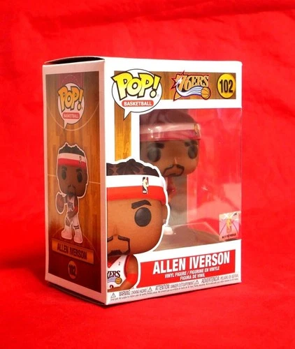 NBA Funko Pop Allen Iverson #102 Philadelphia 76ers Hardwood Classics MIB New